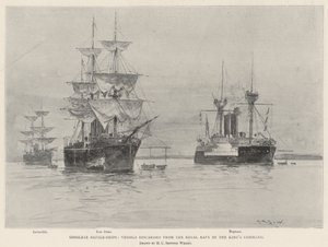 時代遅れのバトルシップ、王の指揮により海軍から廃棄された船舶 作： Henry Charles Seppings Wright